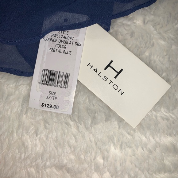 H by Halston Flounce Overlay Dress - Picture 6 of 7